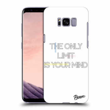 Picasee Samsung Galaxy S8+ G955F Hülle - Transparentes Silikon - The only limit is your mind