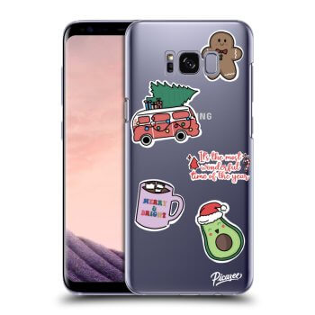 Hülle für Samsung Galaxy S8+ G955F - Christmas Stickers