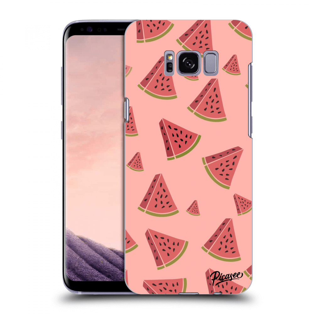 Picasee Samsung Galaxy S8+ G955F Hülle - Transparentes Silikon - Watermelon