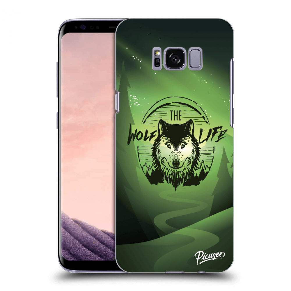 Picasee Samsung Galaxy S8+ G955F Hülle - Transparentes Silikon - Wolf life