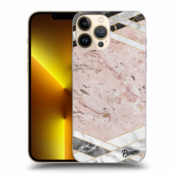 Hülle für Apple iPhone 13 Pro Max - Pink geometry