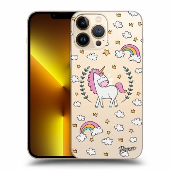 Picasee Apple iPhone 13 Pro Max Hülle - Transparentes Silikon - Unicorn star heaven