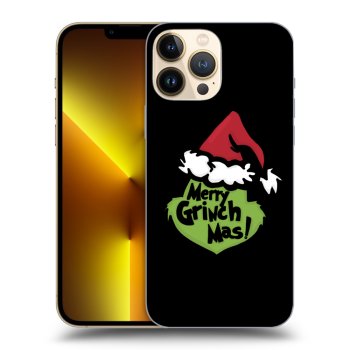 Picasee Apple iPhone 13 Pro Max Hülle - Schwarzes Silikon - Grinch 2