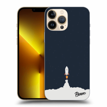 Picasee Apple iPhone 13 Pro Max Hülle - Schwarzes Silikon - Astronaut 2