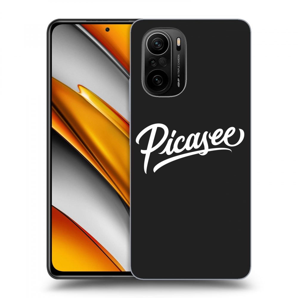 Picasee Xiaomi Poco F3 Hülle - Schwarzes Silikon - Picasee - White