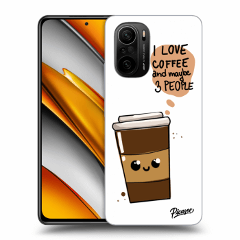 Picasee Xiaomi Poco F3 Hülle - Transparentes Silikon - Cute coffee