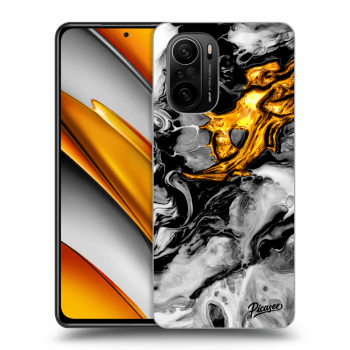 Hülle für Xiaomi Poco F3 - Black Gold 2