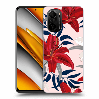 Hülle für Xiaomi Poco F3 - Red Lily