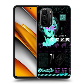 Picasee Xiaomi Poco F3 Hülle - Schwarzes Silikon - RETRO