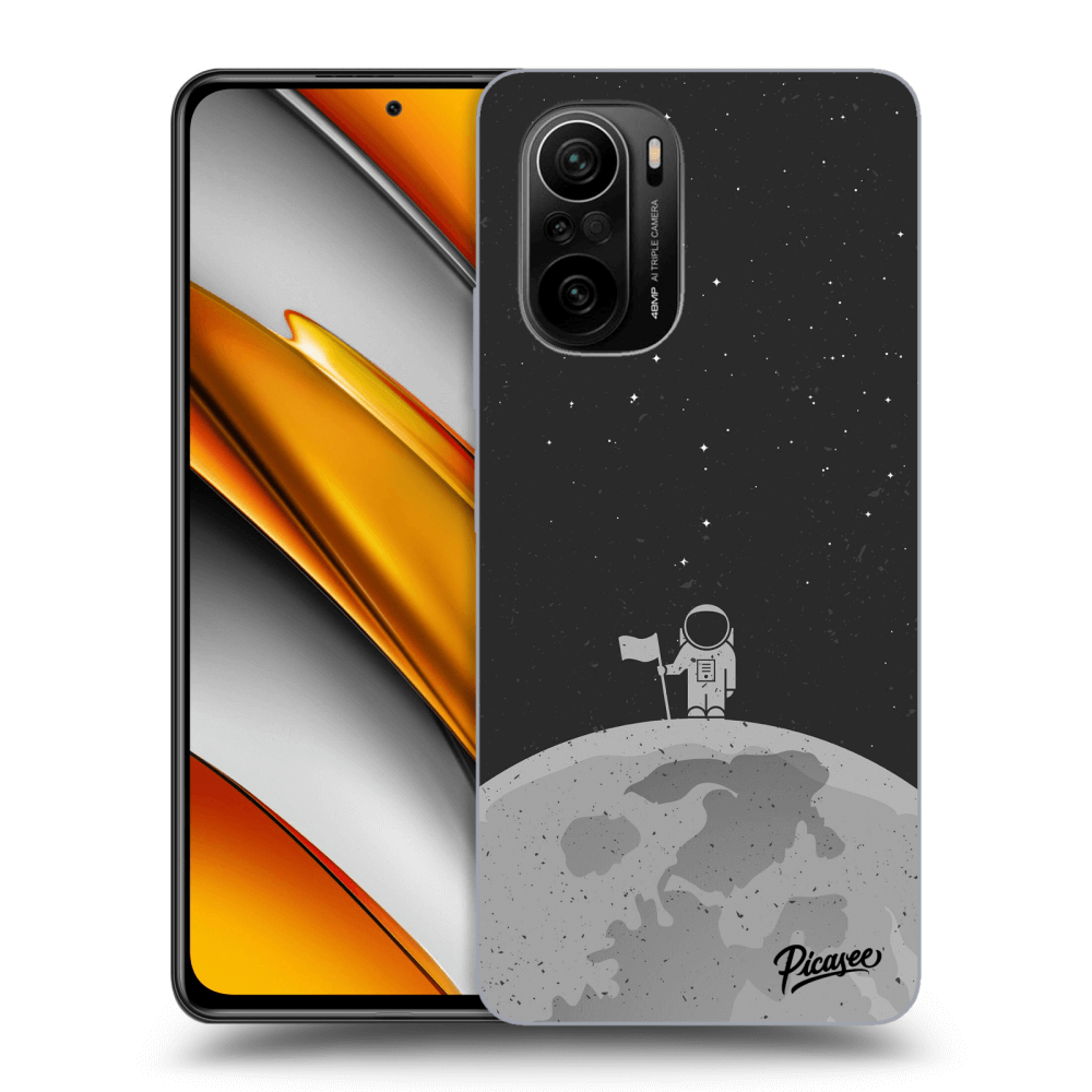 Picasee Xiaomi Poco F3 Hülle - Transparentes Silikon - Astronaut