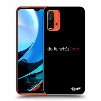 Picasee Xiaomi Redmi 9T Hülle - Transparentes Silikon - Do it. With love.