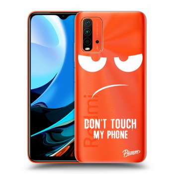 Picasee Xiaomi Redmi 9T Hülle - Transparentes Silikon - Don't Touch My Phone