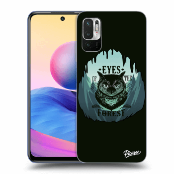 Picasee Xiaomi Redmi Note 10 5G Hülle - Transparentes Silikon - Forest owl