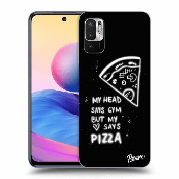 Picasee Xiaomi Redmi Note 10 5G Hülle - Transparentes Silikon - Pizza