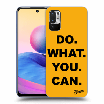 Picasee Xiaomi Redmi Note 10 5G Hülle - Transparentes Silikon - Do What You Can