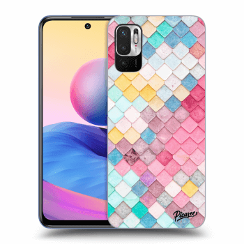 Picasee Xiaomi Redmi Note 10 5G Hülle - Transparentes Silikon - Colorful roof