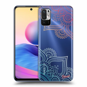 Picasee Xiaomi Redmi Note 10 5G Hülle - Transparentes Silikon - Flowers pattern