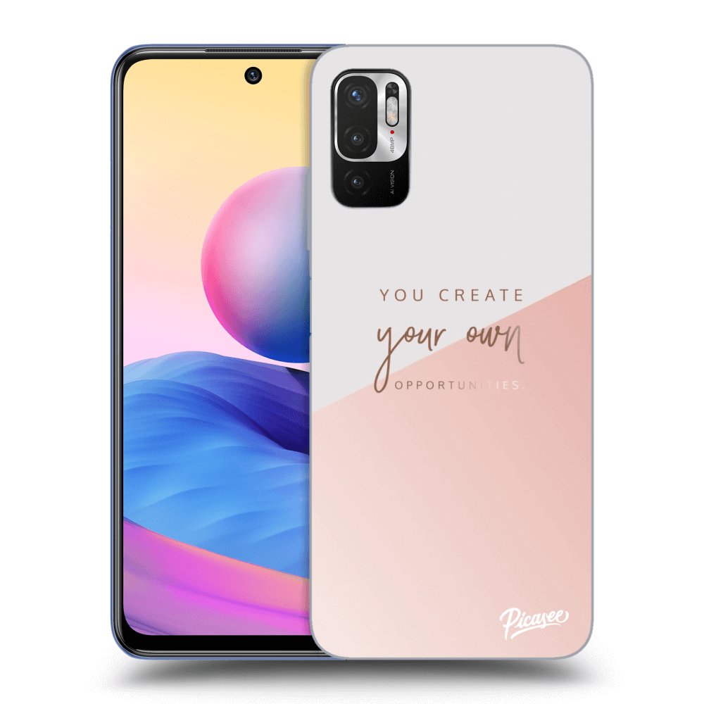 Picasee Xiaomi Redmi Note 10 5G Hülle - Transparentes Silikon - You create your own opportunities
