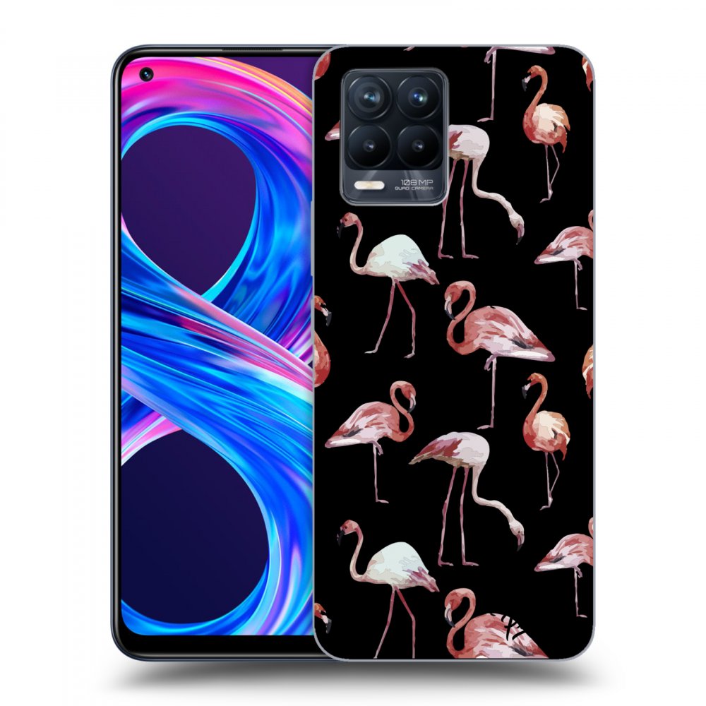 Picasee ULTIMATE CASE für Realme 8 Pro - Flamingos