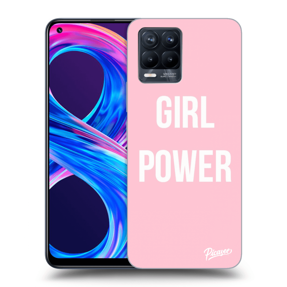 Picasee Realme 8 Pro Hülle - Transparentes Silikon - Girl power