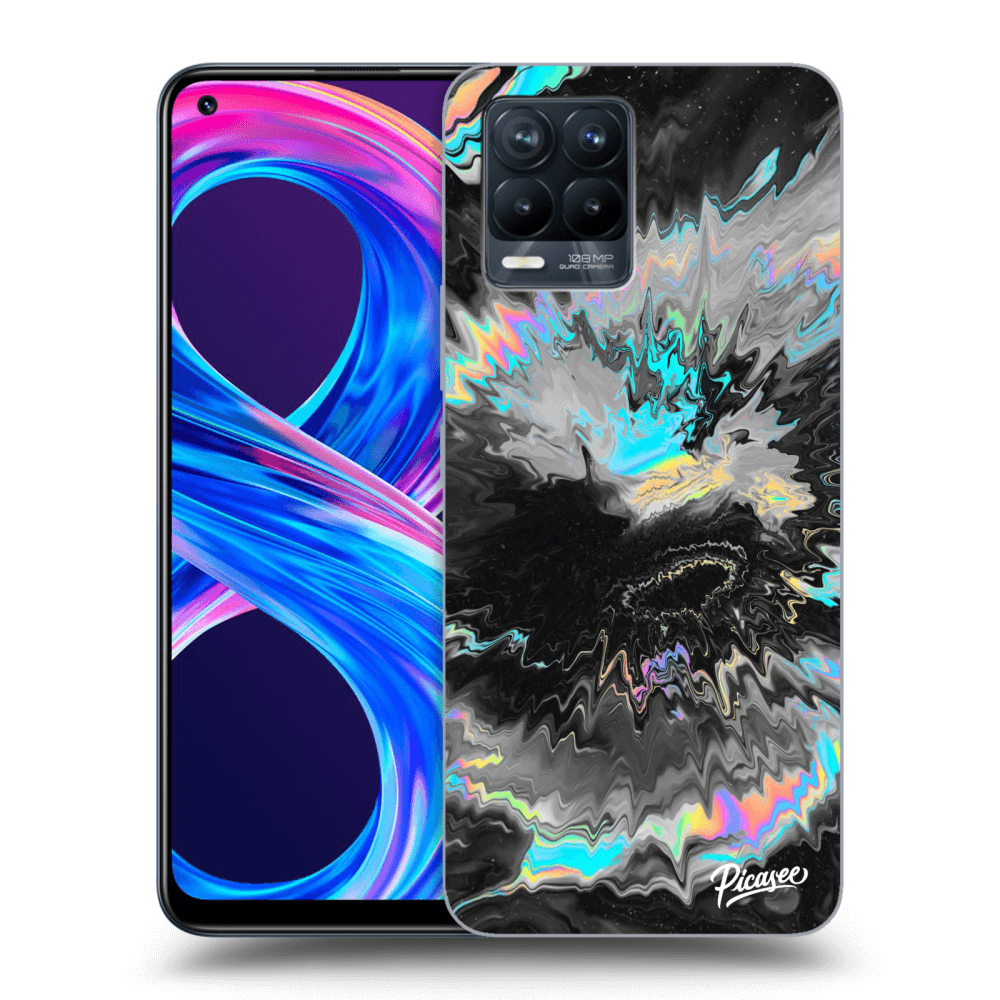 Picasee Realme 8 Pro Hülle - Schwarzes Silikon - Magnetic