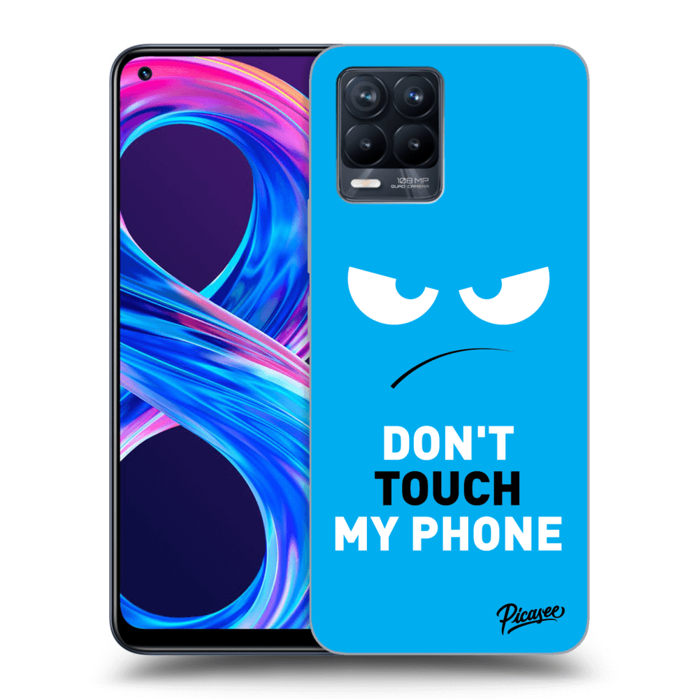 Picasee ULTIMATE CASE für Realme 8 Pro - Angry Eyes - Blue