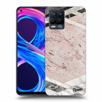 Hülle für Realme 8 Pro - Pink geometry