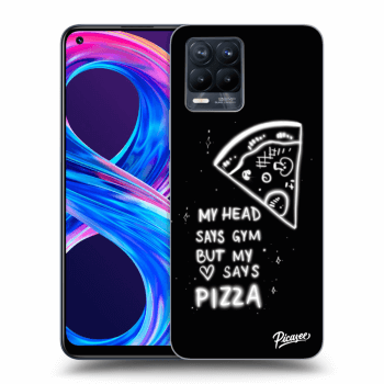 Picasee Realme 8 Pro Hülle - Transparentes Silikon - Pizza