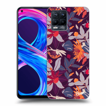 Hülle für Realme 8 Pro - Purple Leaf