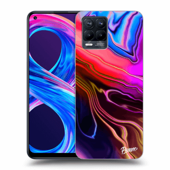 Picasee Realme 8 Pro Hülle - Schwarzes Silikon - Electric