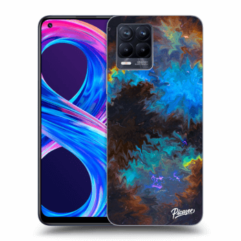 Picasee Realme 8 Pro Hülle - Schwarzes Silikon - Space