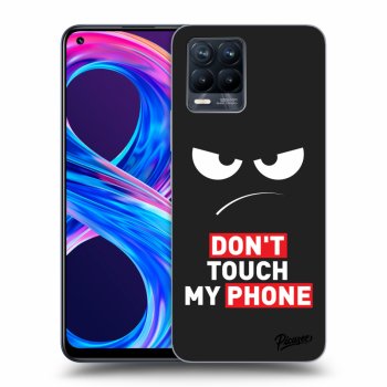 Picasee Realme 8 Pro Hülle - Schwarzes Silikon - Angry Eyes - Transparent