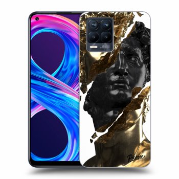 Hülle für Realme 8 Pro - Gold - Black