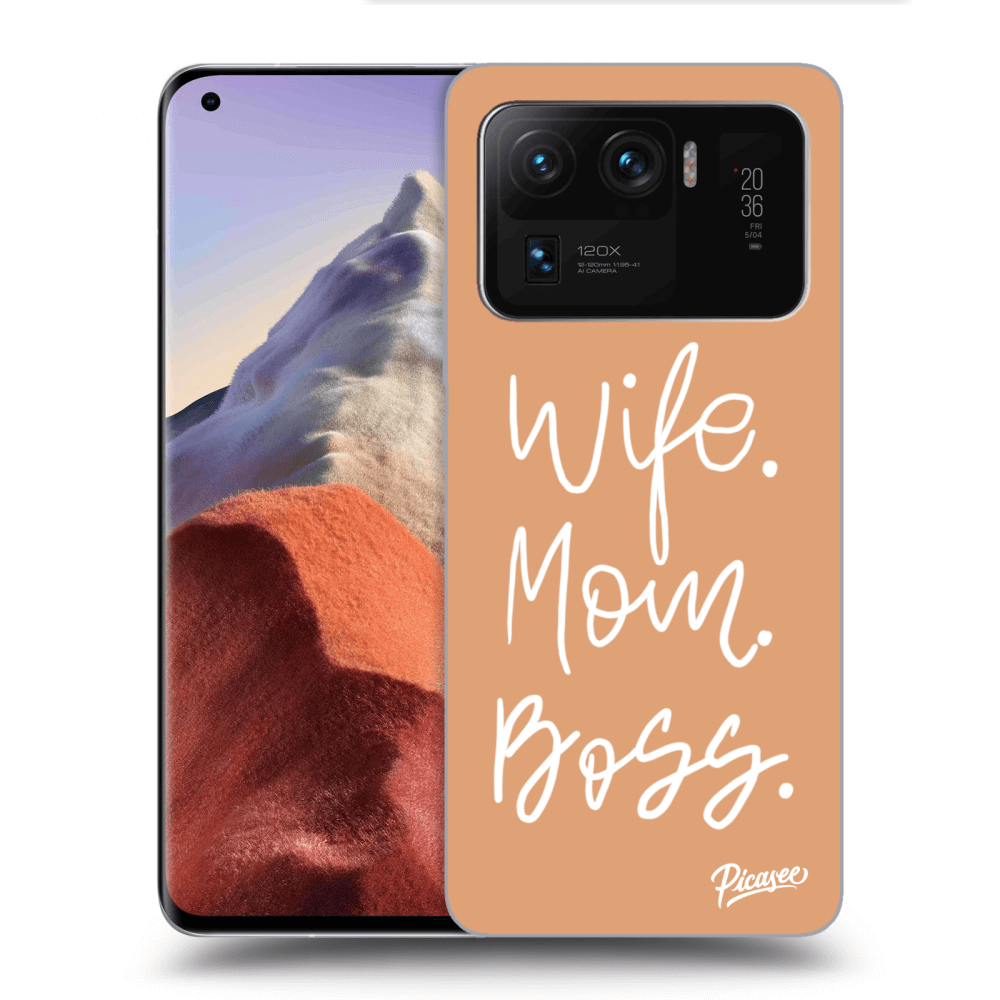 Picasee Xiaomi Mi 11 Ultra Hülle - Transparentes Silikon - Boss Mama