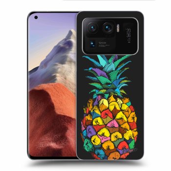 Picasee Xiaomi Mi 11 Ultra Hülle - Schwarzes Silikon - Pineapple