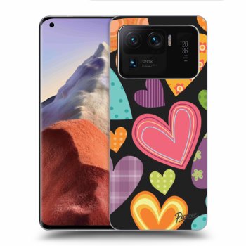 Picasee Xiaomi Mi 11 Ultra Hülle - Schwarzes Silikon - Colored heart