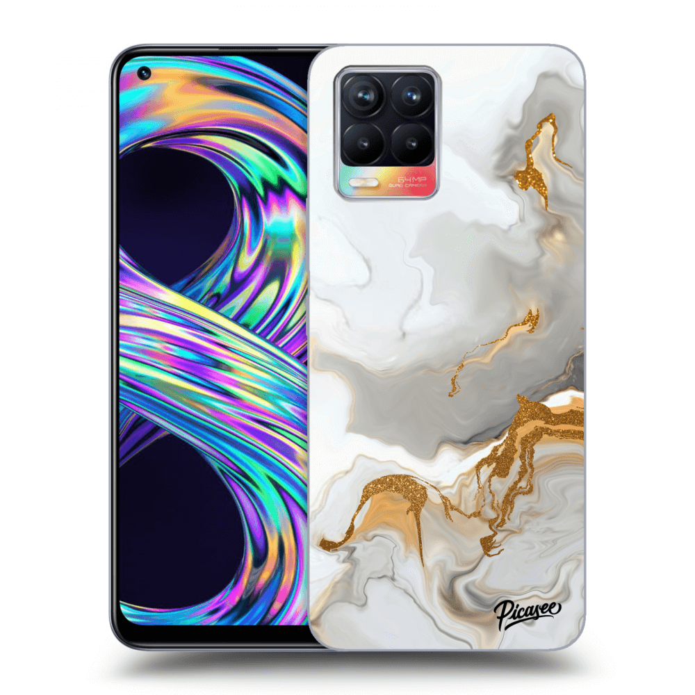 Picasee Realme 8 4G Hülle - Transparentes Silikon - Her