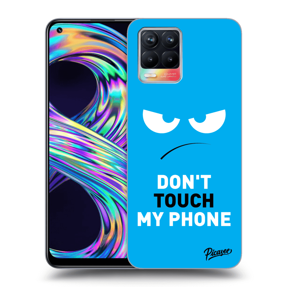 Picasee ULTIMATE CASE für Realme 8 4G - Angry Eyes - Blue