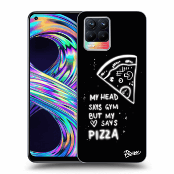 Picasee Realme 8 4G Hülle - Transparentes Silikon - Pizza