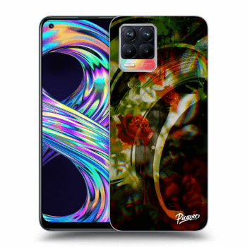 Picasee Realme 8 4G Hülle - Transparentes Silikon - Roses color