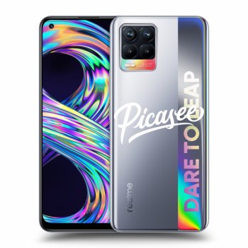 Picasee Realme 8 4G Hülle - Transparentes Silikon - Picasee - White