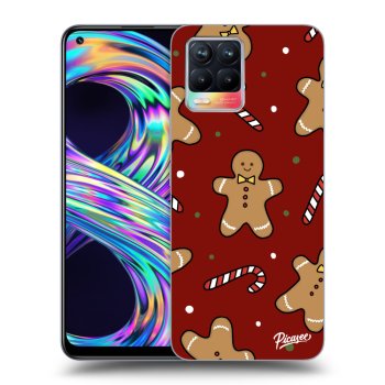 Picasee Realme 8 4G Hülle - Transparentes Silikon - Gingerbread 2