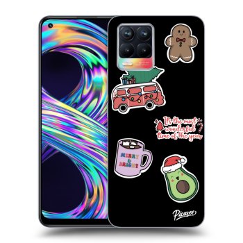 Hülle für Realme 8 4G - Christmas Stickers