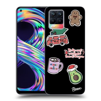 Picasee ULTIMATE CASE für Realme 8 4G - Christmas Stickers