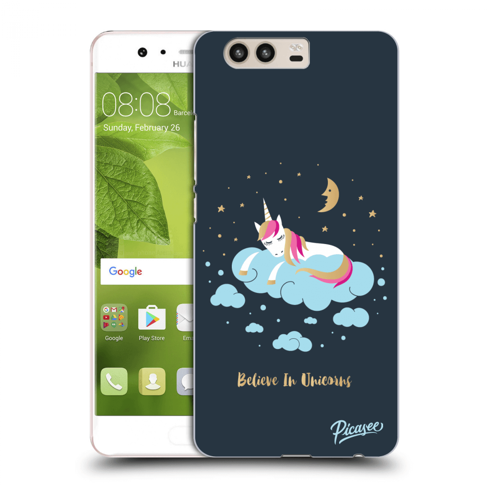 Picasee Huawei P10 Hülle - Transparentes Silikon - Believe In Unicorns