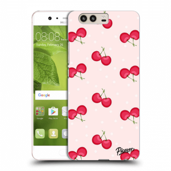 Picasee Huawei P10 Hülle - Transparentes Silikon - Cherries