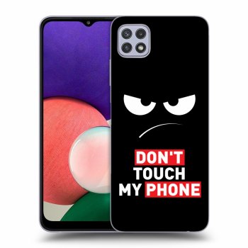 Hülle für Samsung Galaxy A22 5G A226B - Angry Eyes - Transparent
