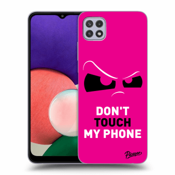 Hülle für Samsung Galaxy A22 5G A226B - Cloudy Eye - Pink
