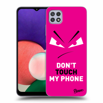 Hülle für Samsung Galaxy A22 5G A226B - Evil Eye - Pink