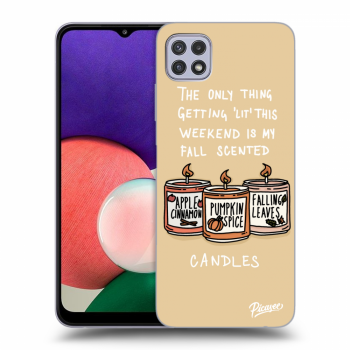 Hülle für Samsung Galaxy A22 5G A226B - Candles